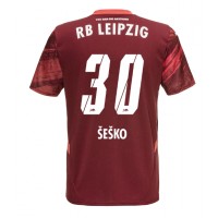 Stroje piłkarskie RB Leipzig Benjamin Sesko #30 Koszulka Wyjazdowej 2024-25 Krótki Rękaw